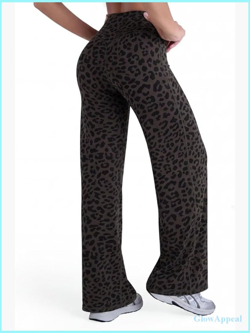 Butt Lifting Wide Leg Yoga Pants High Waist Tummy Control No Front Seam